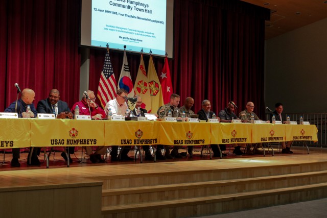 Garrison Humphreys conducts quarterly town hall