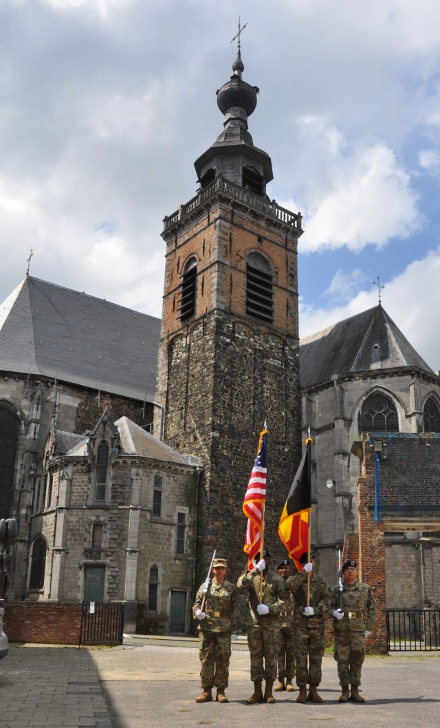 Isaac Curtis Phillips Ceremony in Binche, Belgium