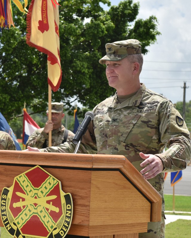 Change of Command held at Fort Buchanan Puerto Rico