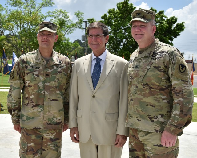 Change of Command held at Fort Buchanan Puerto Rico