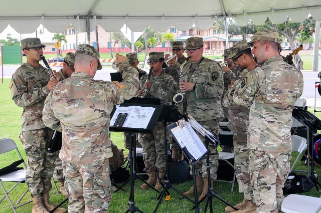 Change of Command held at Fort Buchanan Puerto Rico