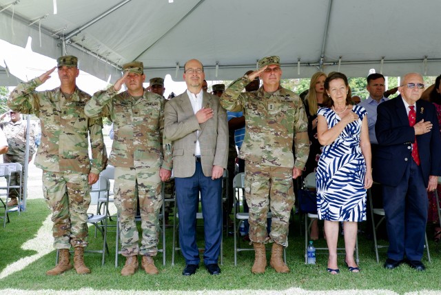 Change of Command held at Fort Buchanan Puerto Rico