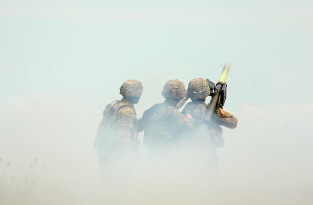 Devil Brigade Soldiers showcase air defense capabilities