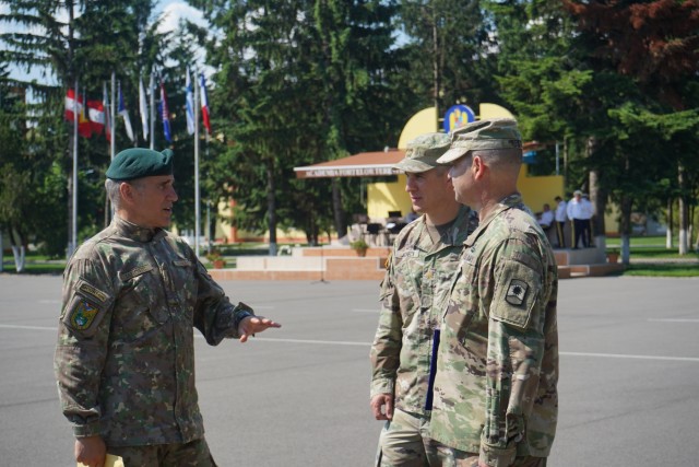 2CR and Romania foster partnership during SG19 static display