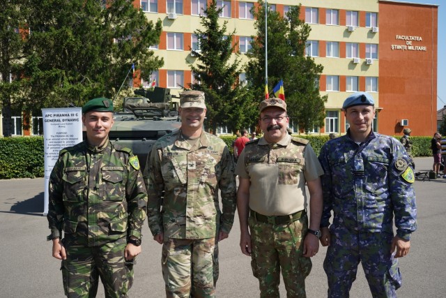 2CR and Romania foster partnership during SG19 static display