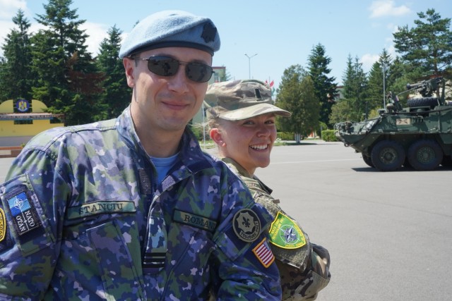 2CR and Romania foster partnership during SG19 static display