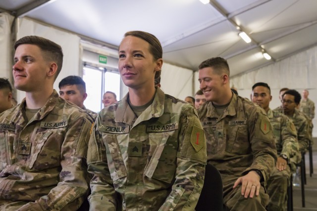 Devil Brigade Soldiers are welcomed into the NCO Corps