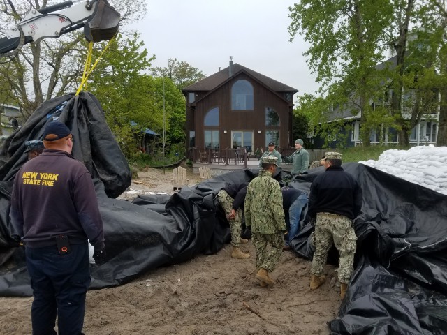 New York National Guard troops continue to respond to Lake Ontario