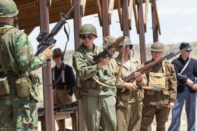 Shooting into the past: retired Soldier shares history with the next generation