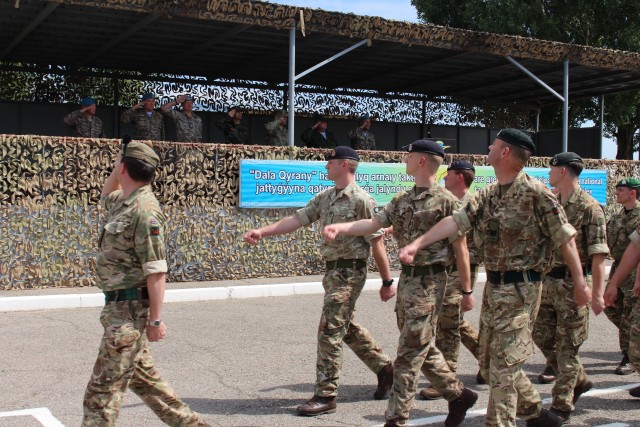 British Army pass-and-review