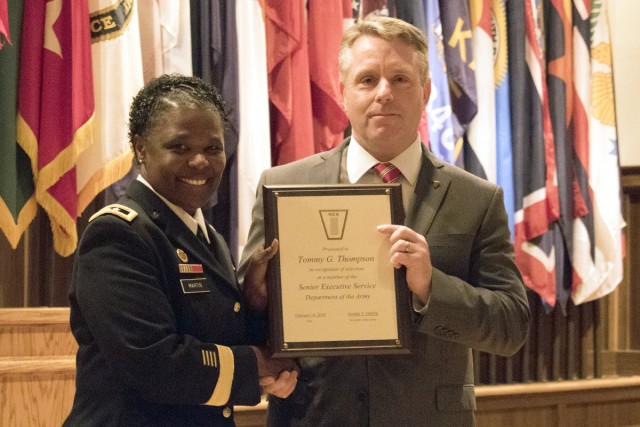 Army appoints Thompson to Senior Executive Service in ceremony