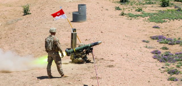 Cavalry Soldiers conduct javelin training