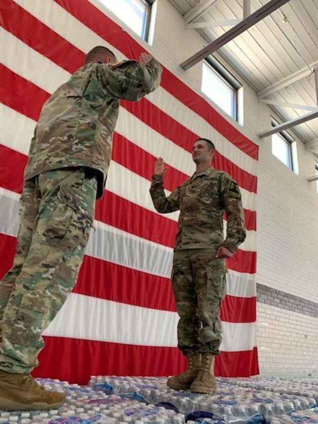 Natural disasters inspire Guardsmen to re-enlist