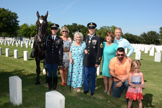 2019 ceremony honoring SMA (Ret) Leon Van Autreve at JBSA-Fort Sam Houston