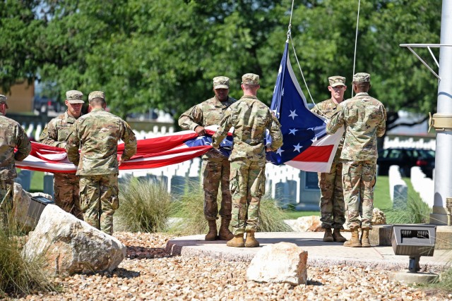 2019 Ceremony honoring SMA (Ret) Leon Van Autreve at JBSA-Fort Sam Houston