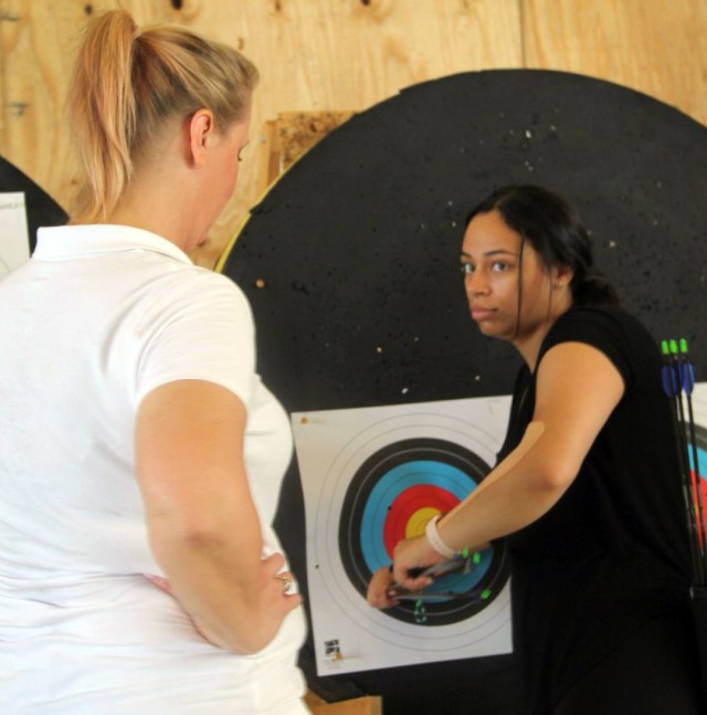 Athletes with Army archery team ready for Warrior Games