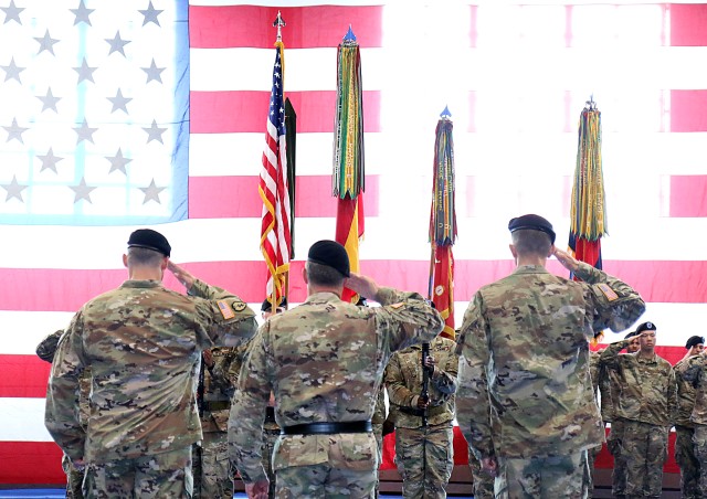1st Infantry Division Artillery change of command