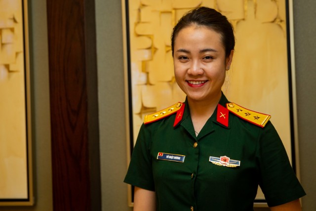 Vietnamese People's Army officer participates in international exercise