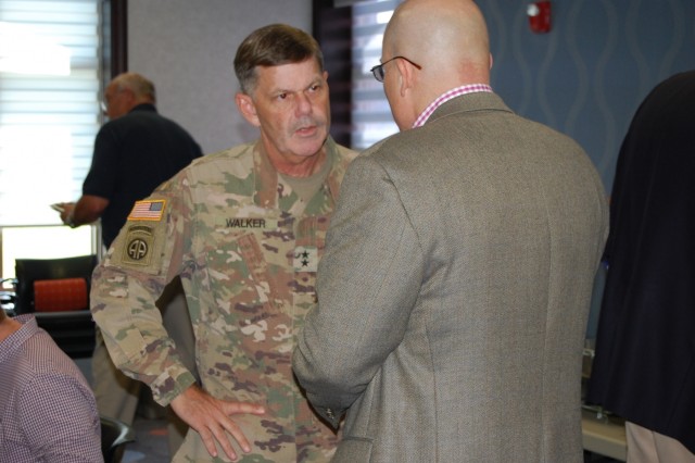 1st TSC Commanding General Meets with Community Key Leaders
