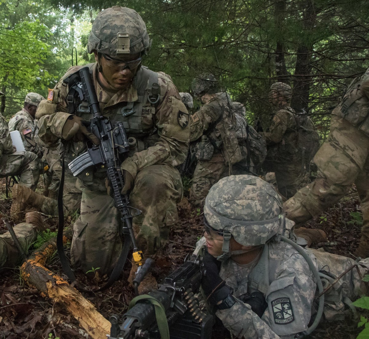 West Point Cadets join ROTC Cadets at Cadet Summer Training Advanced