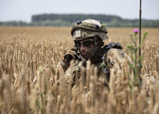 Big Red One Soldiers seize air assault objective during Saber Guardian 19