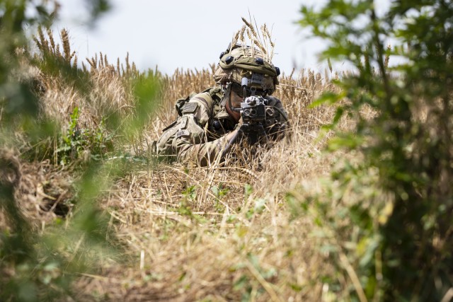 Big Red One Soldiers seize air assault objective during Saber Guardian 19