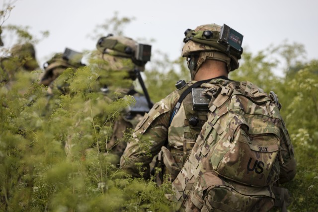 Big Red One Soldiers seize air assault objective during Saber Guardian 19