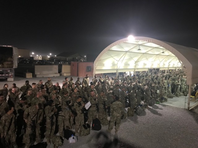 77th Sustainment Brigade Arrives in Camp Arifjan