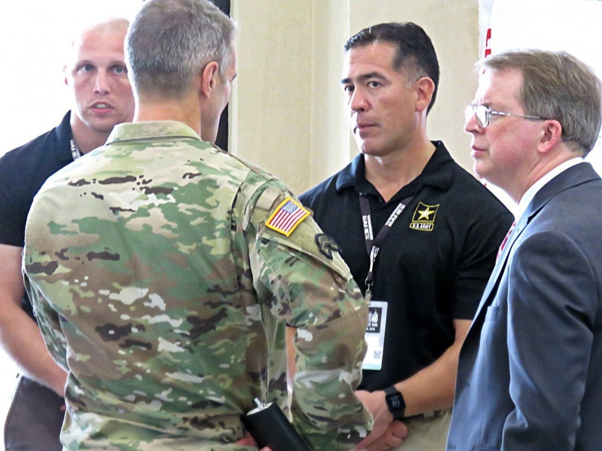 Providing oneonone physical therapy to Team Army at DoD Warrior Games