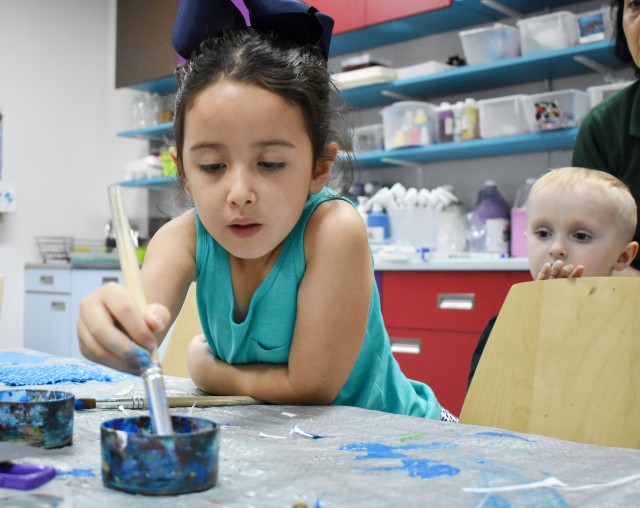 Camp Zama art class inspires children