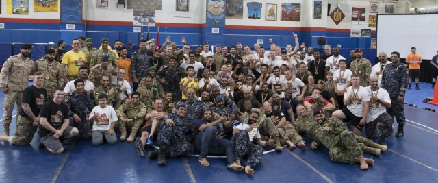 U.S. Service Members Compete with Kuwaitis in Combatives Tournament