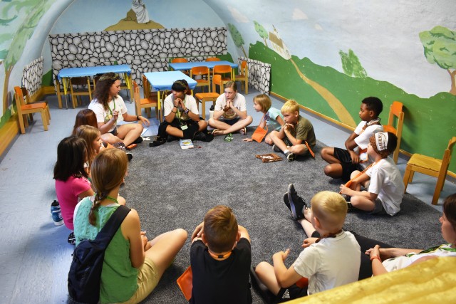 Ansbach children turn out in force for vacation bible school 