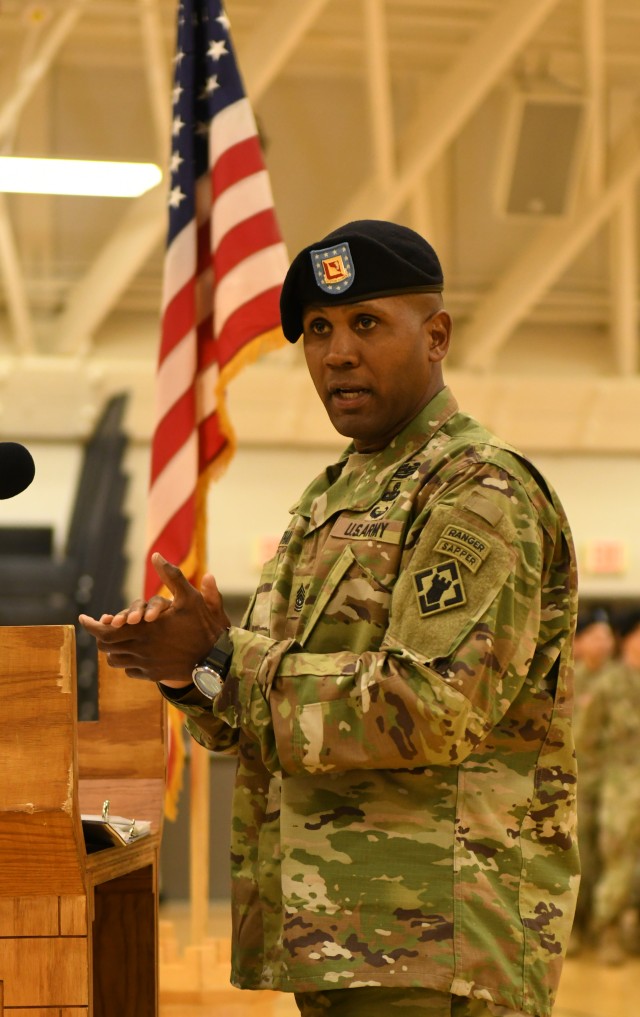 19th Engineers hand 'Bridle and Reins' to new senior NCO