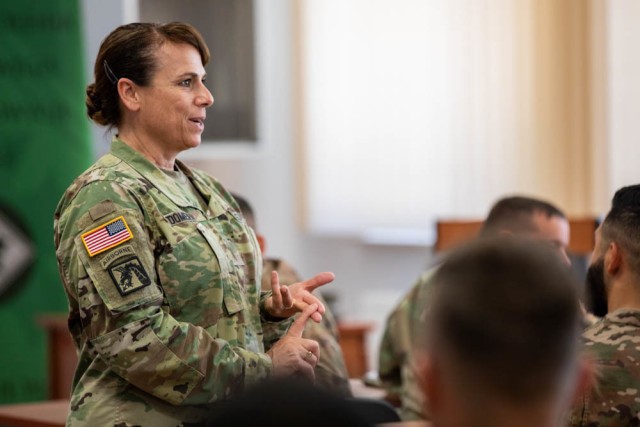 National Guard command team visits Battle Group Poland