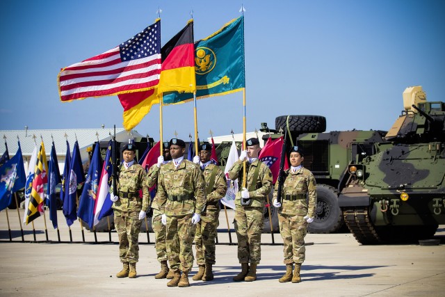 AFSBn-Mannheim Change of Command Color Guard