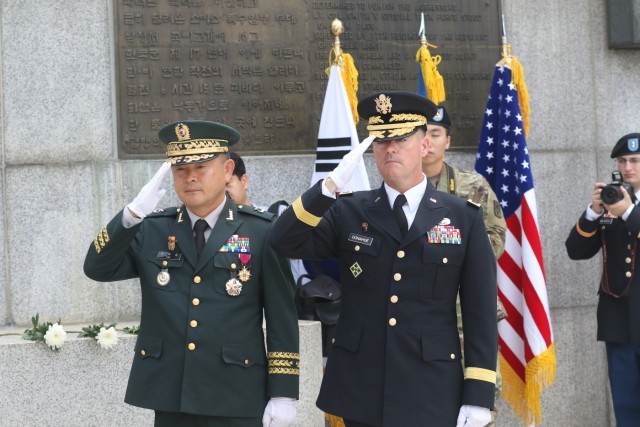 Eighth Army, ROK, commemorate first Korean War battle