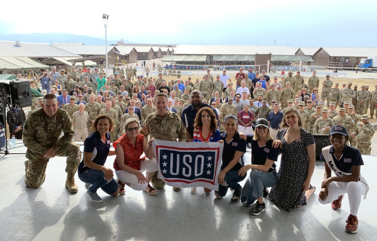 USO Tour entertains troops, educates performers Article The United