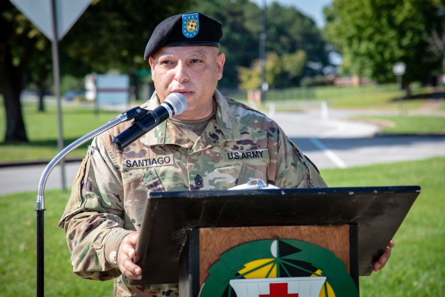 Blanchfield welcomes new command sergeant major