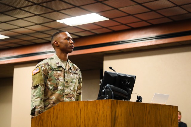 Mississippi native and Fort Bliss Soldier Addresses El Paso Commisioner's Court