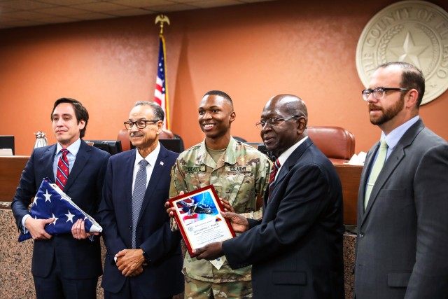 Warrior of the Year for 2019 recognized by El Paso Commisioner's Court