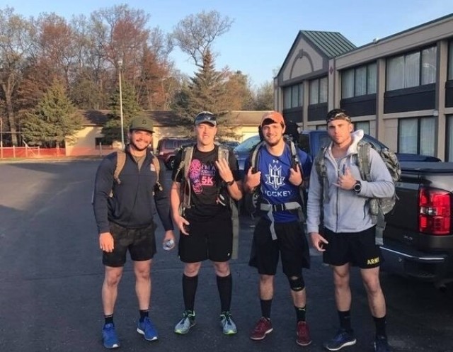 After beating brain tumor, Soldier rucks 150 miles, raises money for pediatric cancer