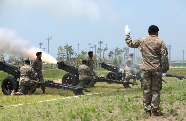 Salute Battery pays tribute to the nation in Korea