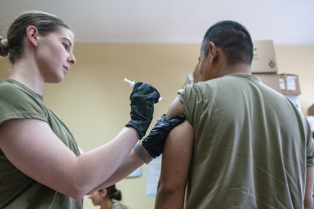 Charlie Company helps keep 1ABCT ready by conducting medical rodeos in Europe