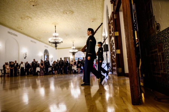 Monterey-based Soldiers celebrate Army birthday, cut cake, dance