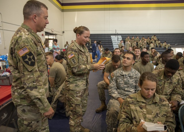 1st TSC Soldiers Donate Time to Save Lives