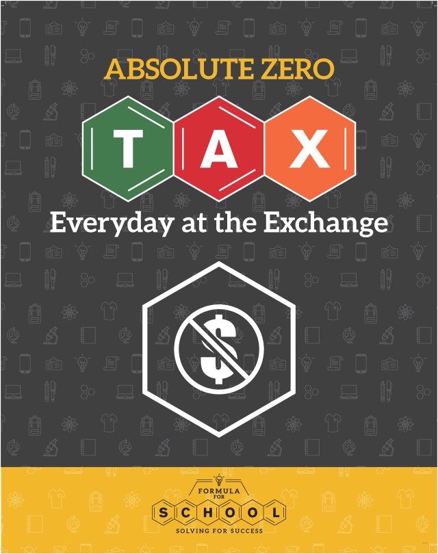 Exchange shoppers can double savings during back-to-school 'tax holidays'