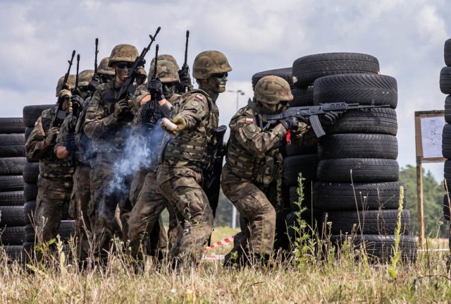 Battle Group Poland participates in epic 'Tank Battle'