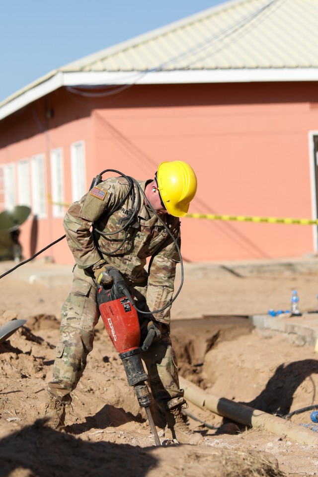 N.C. Guard work on building projects, relationships in Botswana