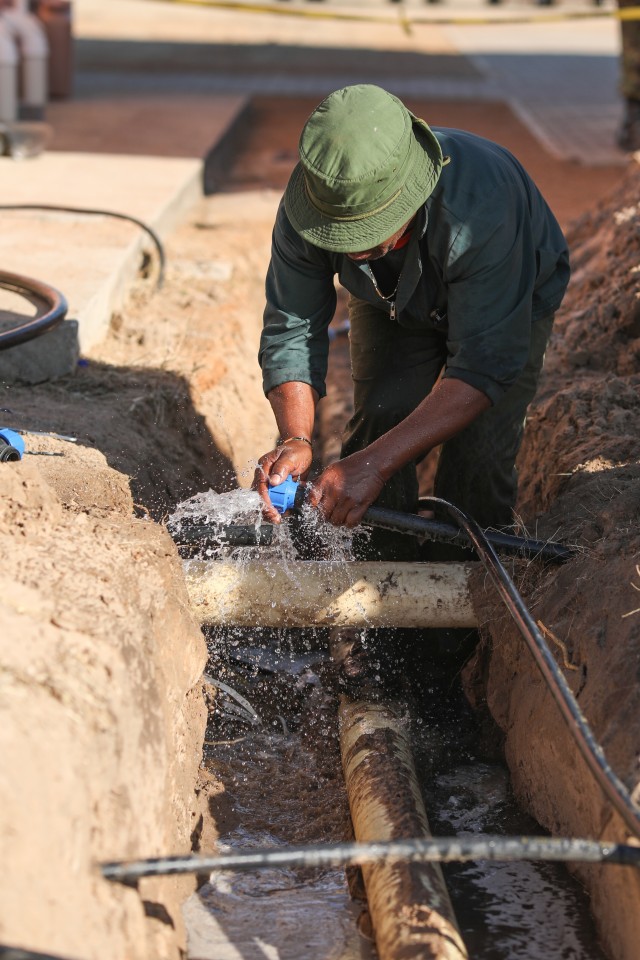 N.C. Guard work on building projects, relationships in Botswana