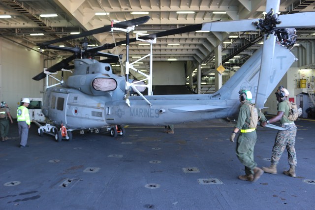 599th Trans. Bde. facilitates upload of MAG-24 cargo